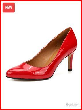 Enelauge Women's Pointy Toe Stiletto High Heel Dress Pumps Wedding Shoes